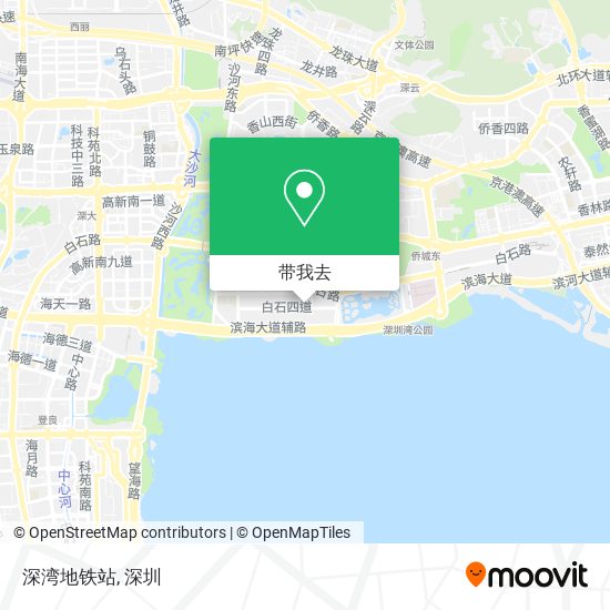深湾地铁站地图