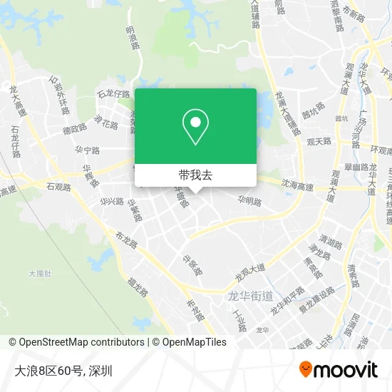 大浪8区60号地图