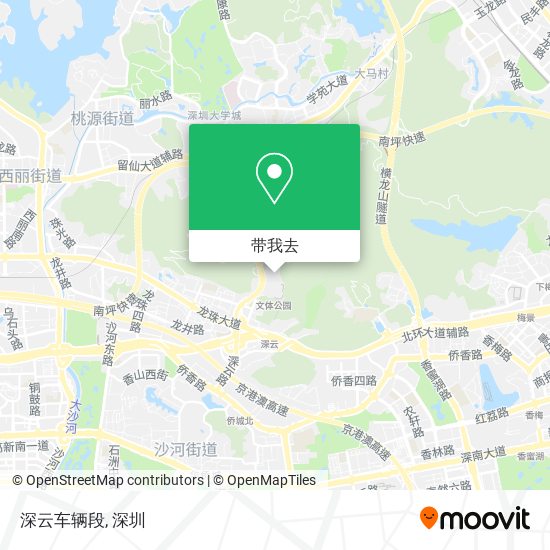深云车辆段地图