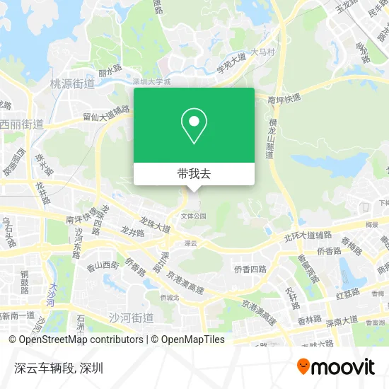 深云车辆段地图