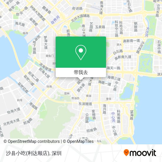 沙县小吃(利达顺店)地图