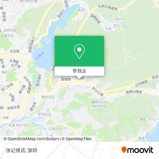 张记饼店地图