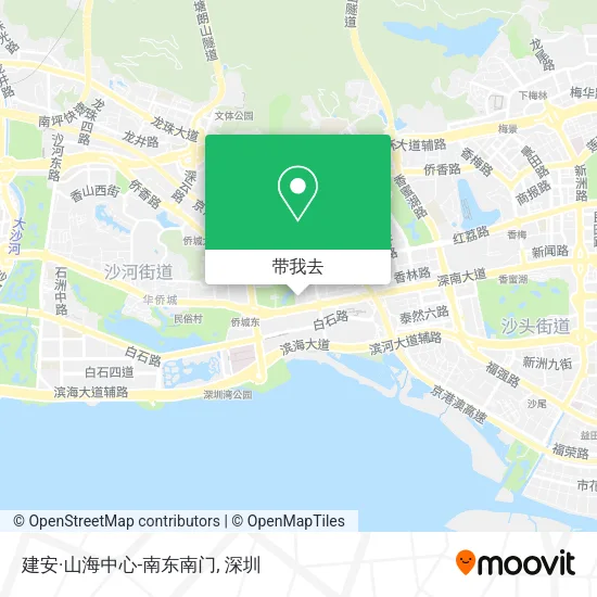 建安·山海中心-南东南门地图