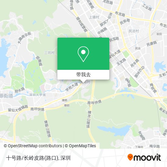 十号路/长岭皮路(路口)地图