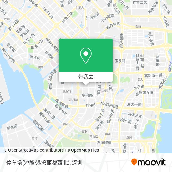 停车场(鸿隆·港湾丽都西北)地图