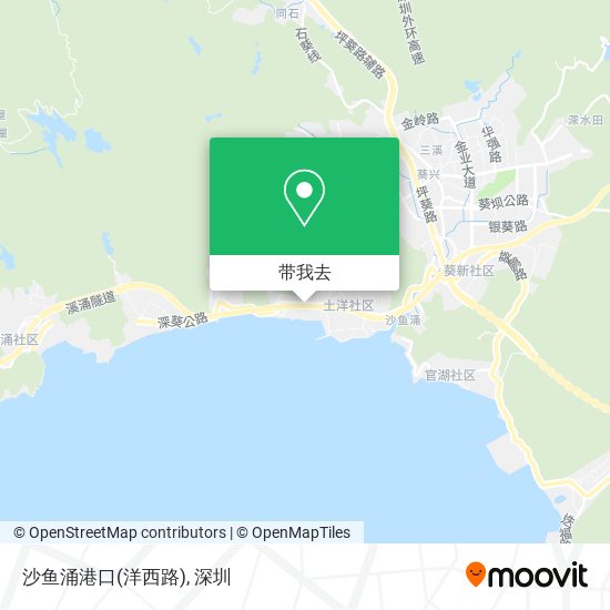 沙鱼涌港口(洋西路)地图