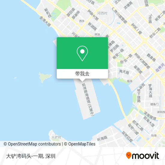 大铲湾码头-一期地图
