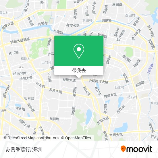 苏贵香蕉行地图