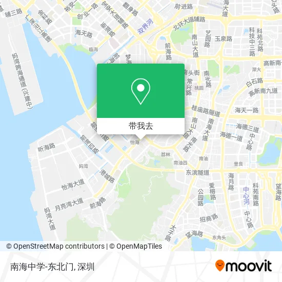 南海中学-东北门地图