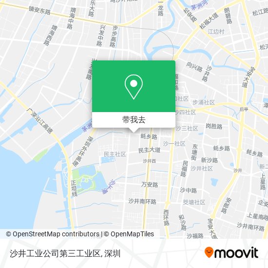 沙井工业公司第三工业区地图