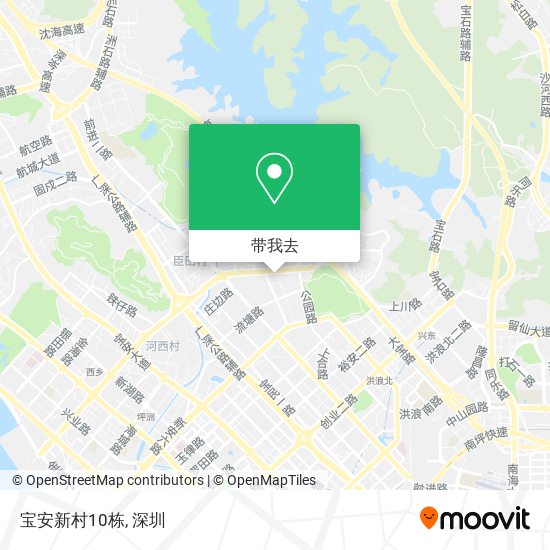 宝安新村10栋地图