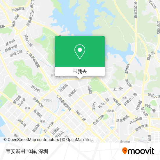 宝安新村10栋地图