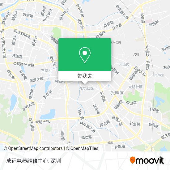 成记电器维修中心地图
