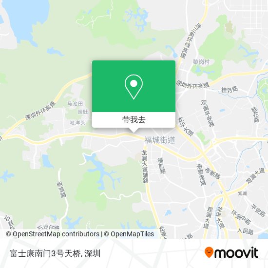 富士康南门3号天桥地图
