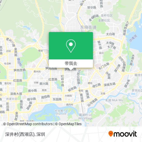 深井村(西湖店)地图