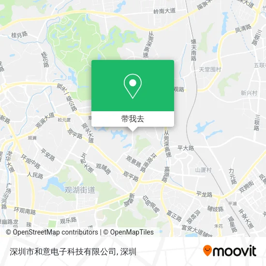 深圳市和意电子科技有限公司地图