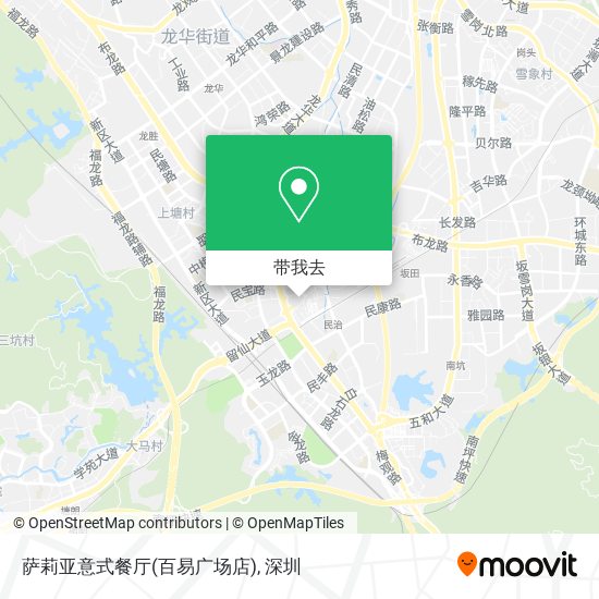 萨莉亚意式餐厅(百易广场店)地图
