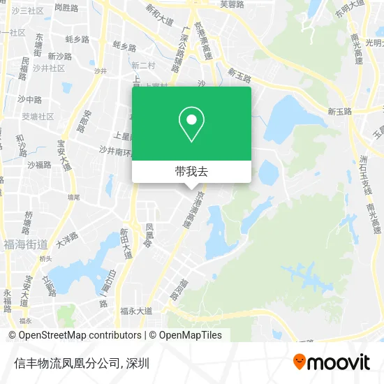 信丰物流凤凰分公司地图