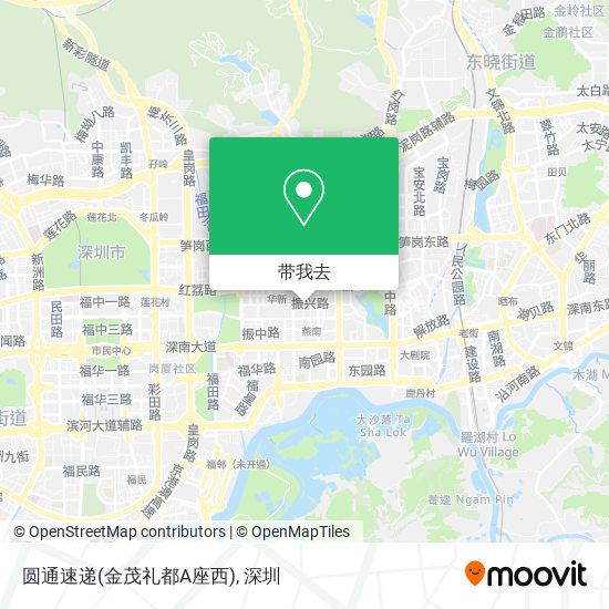 圆通速递(金茂礼都A座西)地图