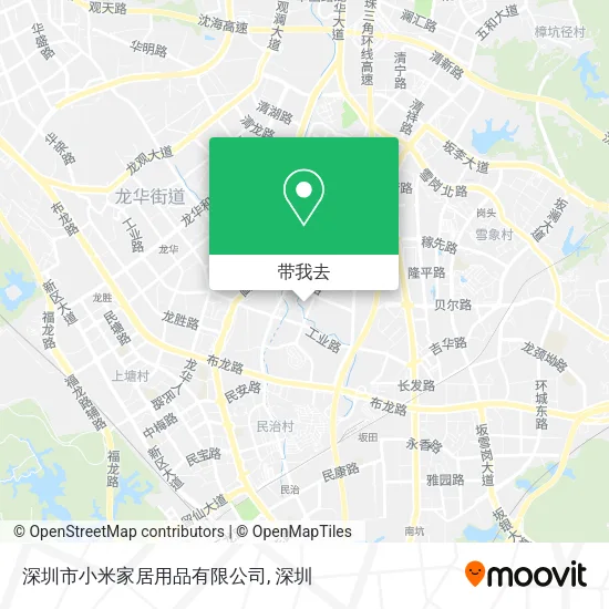 深圳市小米家居用品有限公司地图