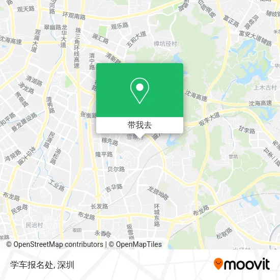 学车报名处地图