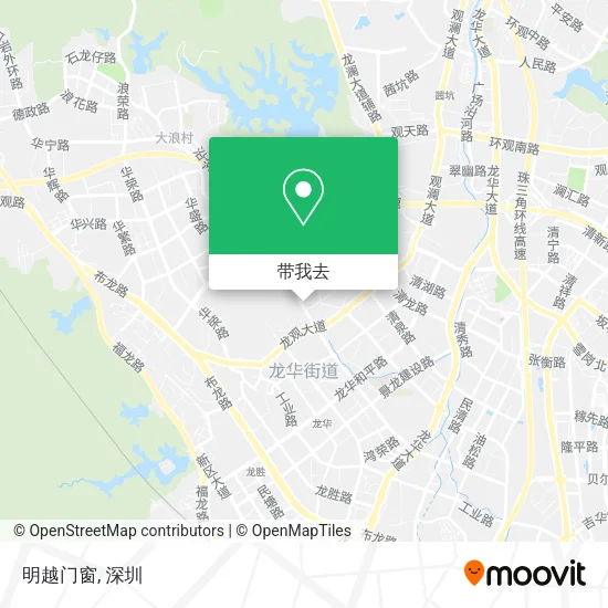 明越门窗地图