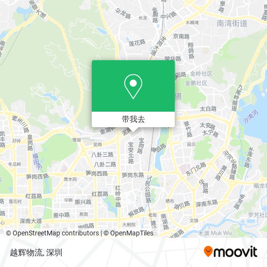 越辉物流地图