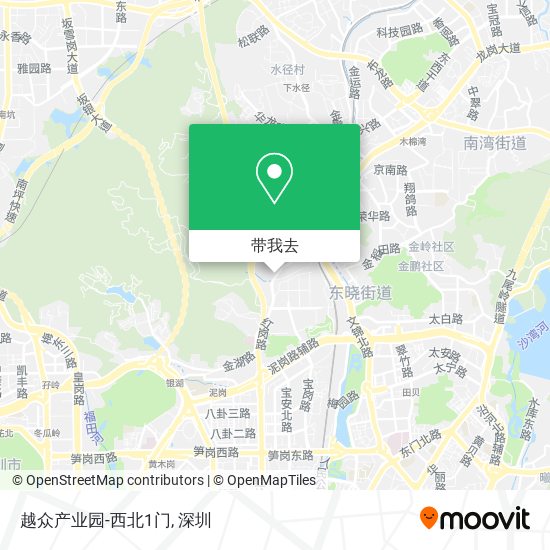 越众产业园-西北1门地图