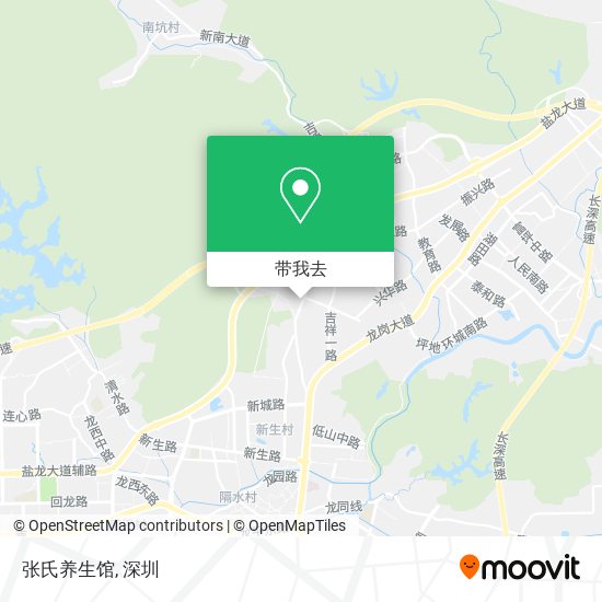张氏养生馆地图