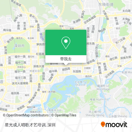 星光成人唱歌才艺培训地图