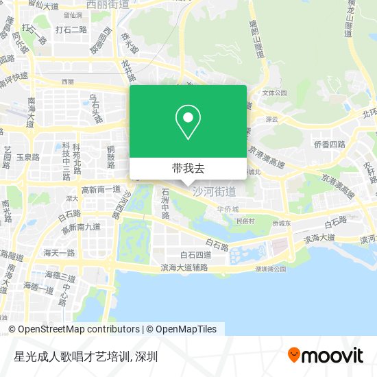 星光成人歌唱才艺培训地图