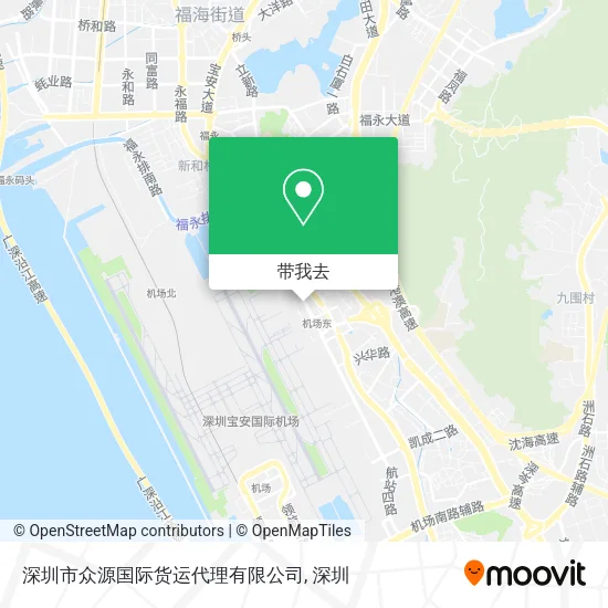 深圳市众源国际货运代理有限公司地图