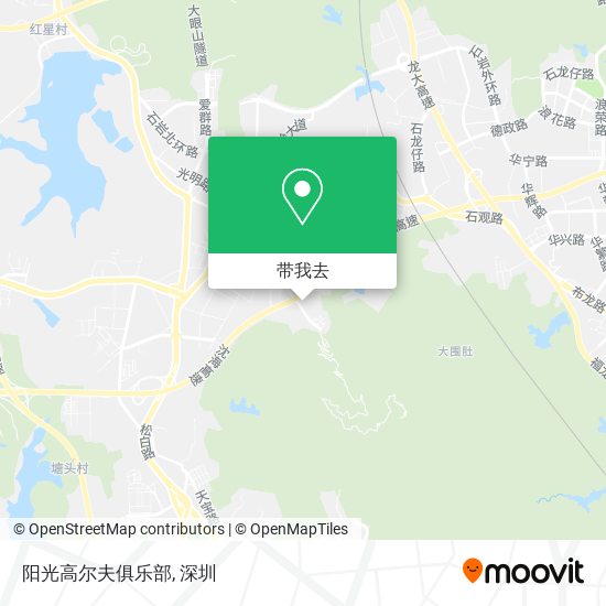 阳光高尔夫俱乐部地图