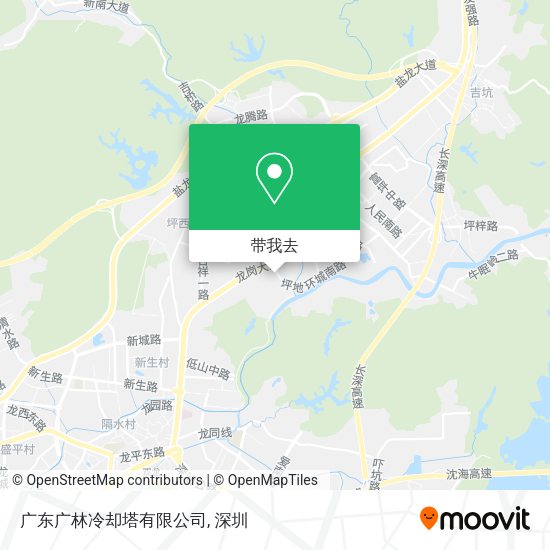 广东广林冷却塔有限公司地图