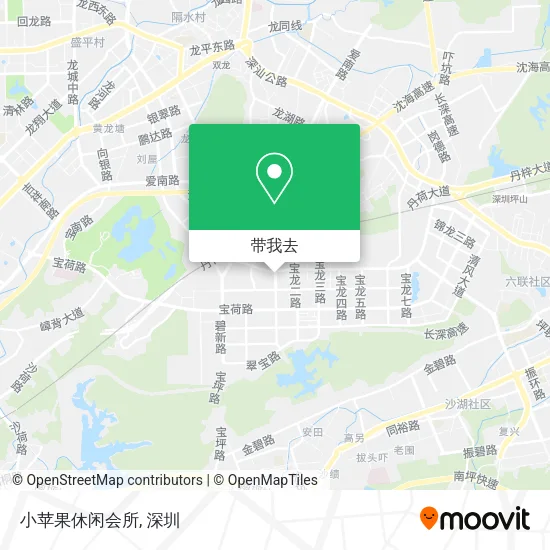 小苹果休闲会所地图