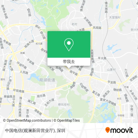 中国电信(观澜新田营业厅)地图