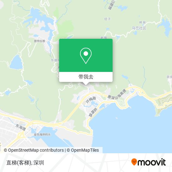 直梯(客梯)地图