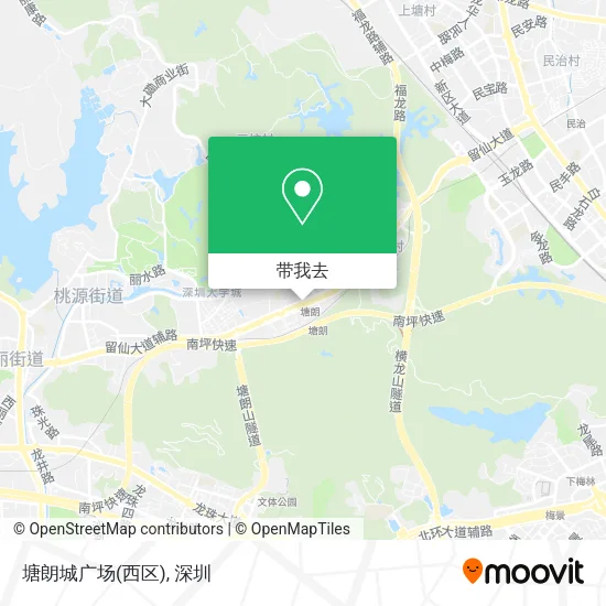 塘朗城广场(西区)地图
