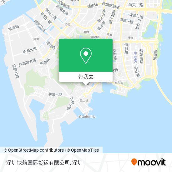 深圳快航国际货运有限公司地图