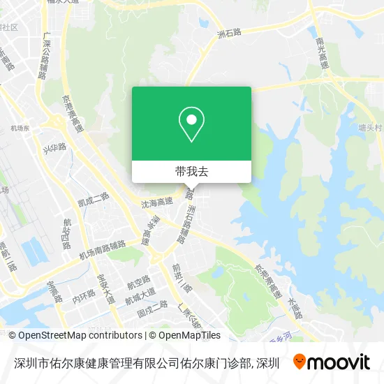 深圳市佑尔康健康管理有限公司佑尔康门诊部地图