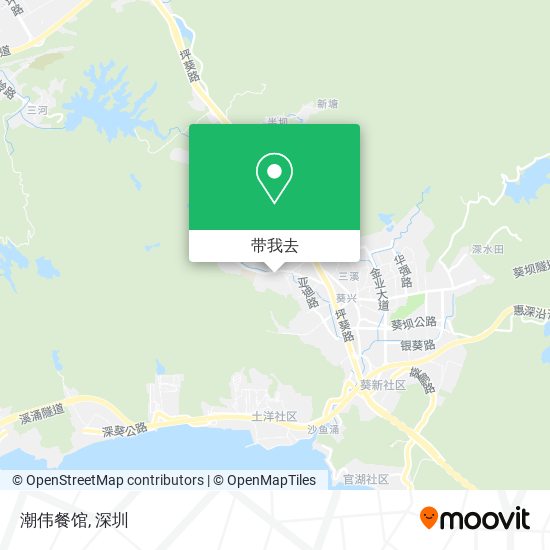 潮伟餐馆地图