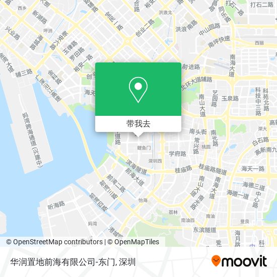 华润置地前海有限公司-东门地图