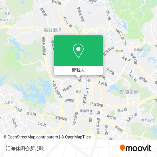 汇海休闲会所地图