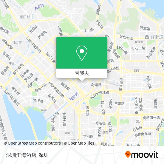 深圳汇海酒店地图