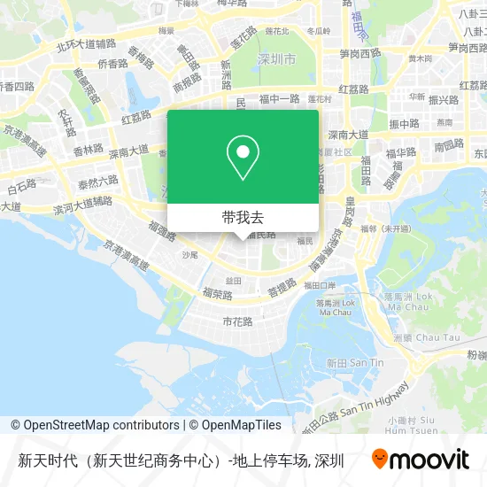 新天时代（新天世纪商务中心）-地上停车场地图