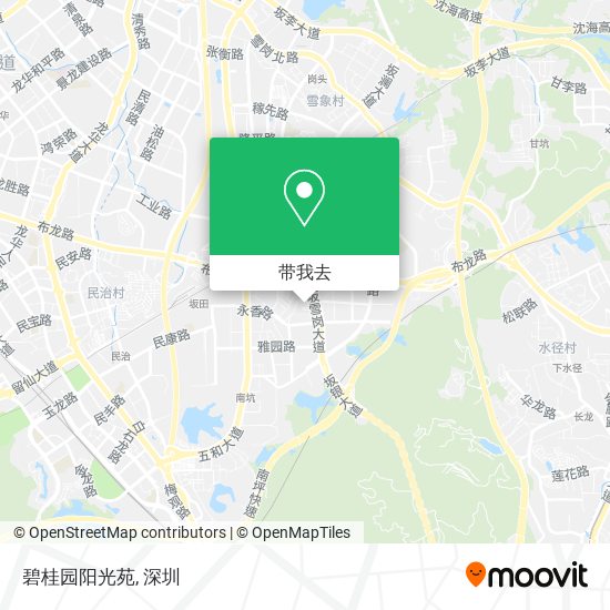 碧桂园阳光苑地图