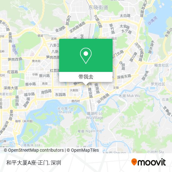 和平大厦A座-正门地图