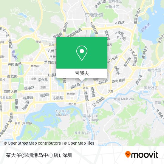 茶大爷(深圳港岛中心店)地图