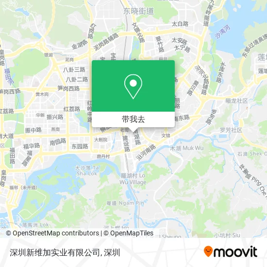 深圳新维加实业有限公司地图