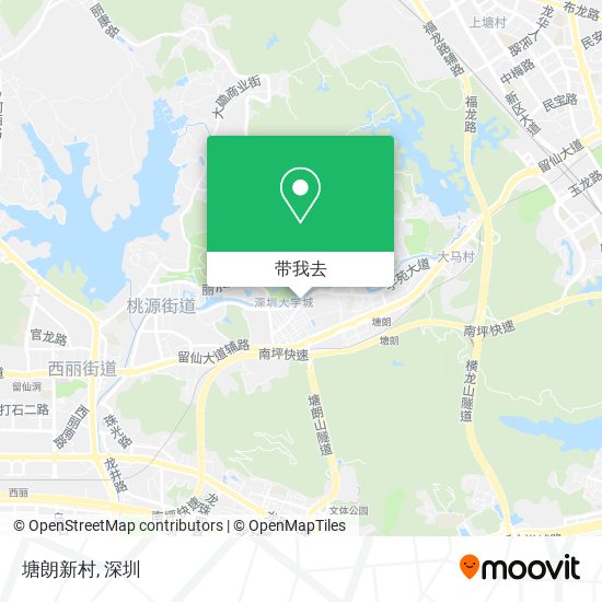 塘朗新村地图